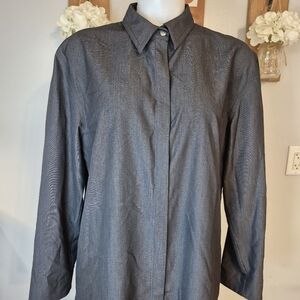 Chico's Hidden Button Front Shirt